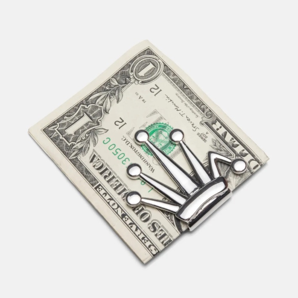 Stussy bent crown money clip